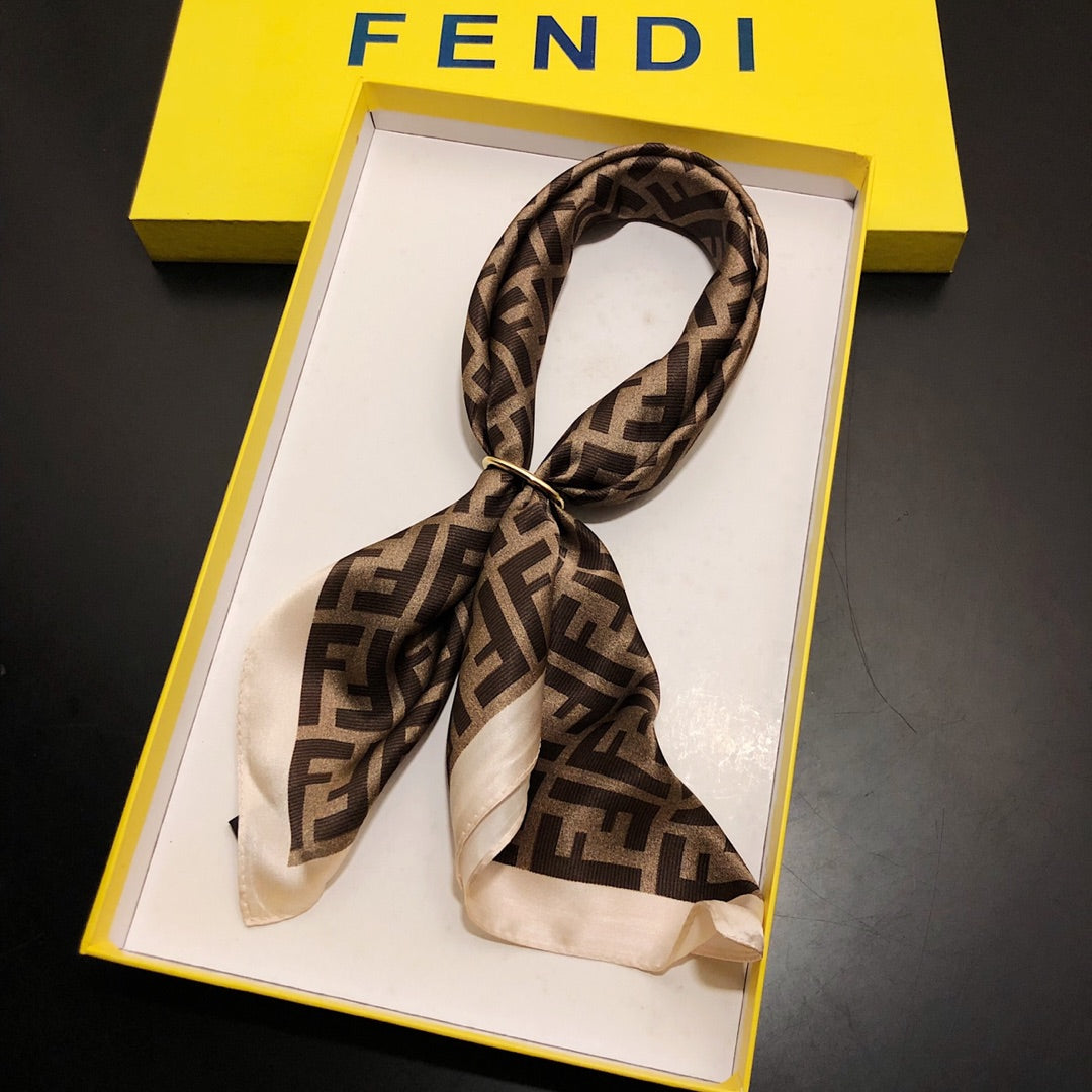 Vibrant Tones, Timeless Design: Trendy Silk Scarf That Blends with Any Wardrobe