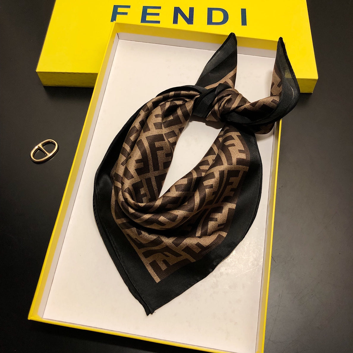 Vibrant Tones, Timeless Design: Trendy Silk Scarf That Blends with Any Wardrobe