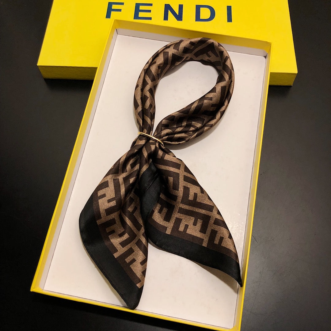 Vibrant Tones, Timeless Design: Trendy Silk Scarf That Blends with Any Wardrobe