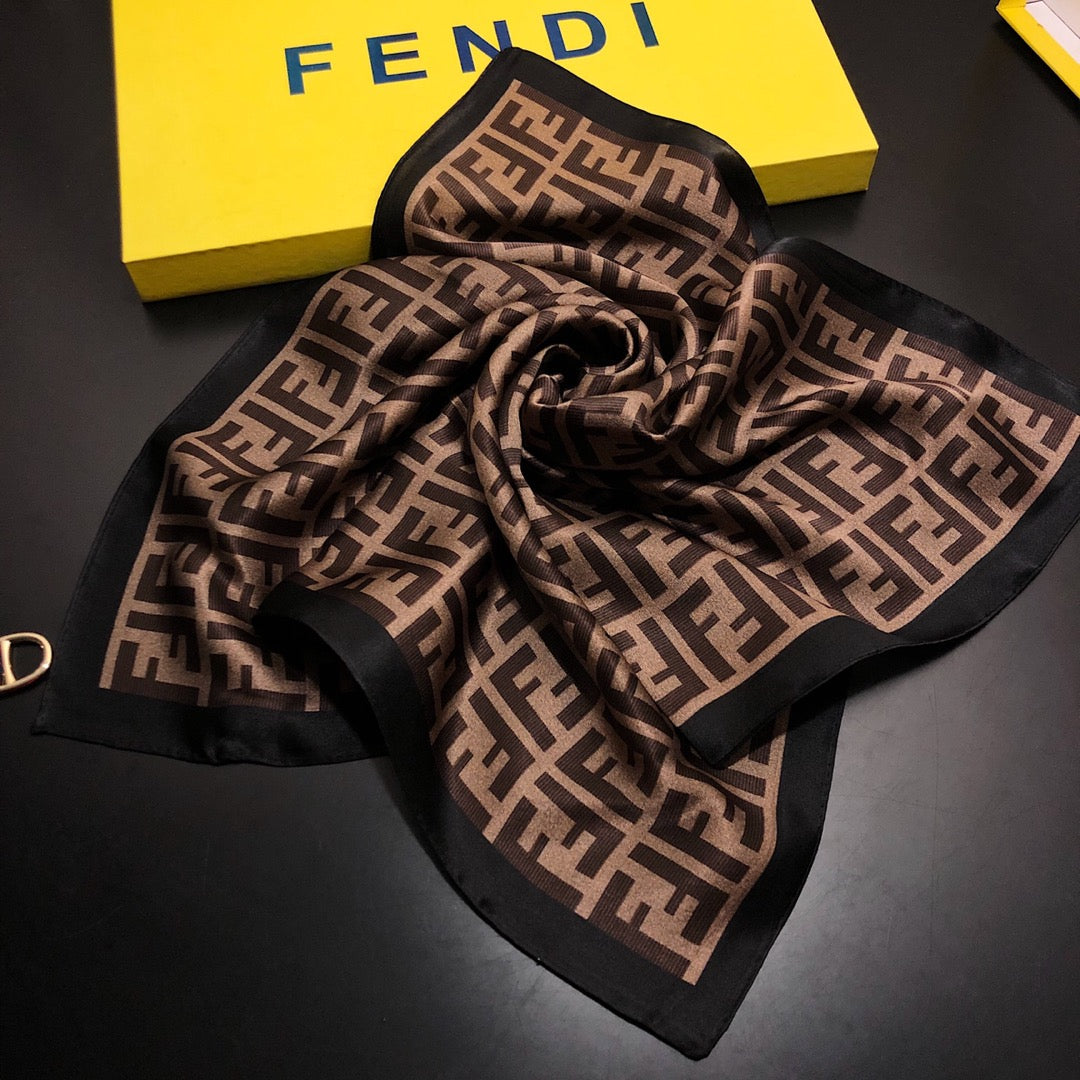 Vibrant Tones, Timeless Design: Trendy Silk Scarf That Blends with Any Wardrobe