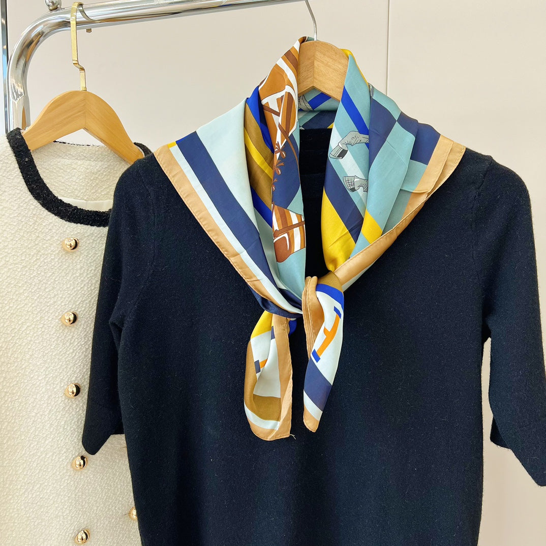 Minimalist Glam: Versatile Silk Scarf – The Ultimate Accessory for Effortless Fashion