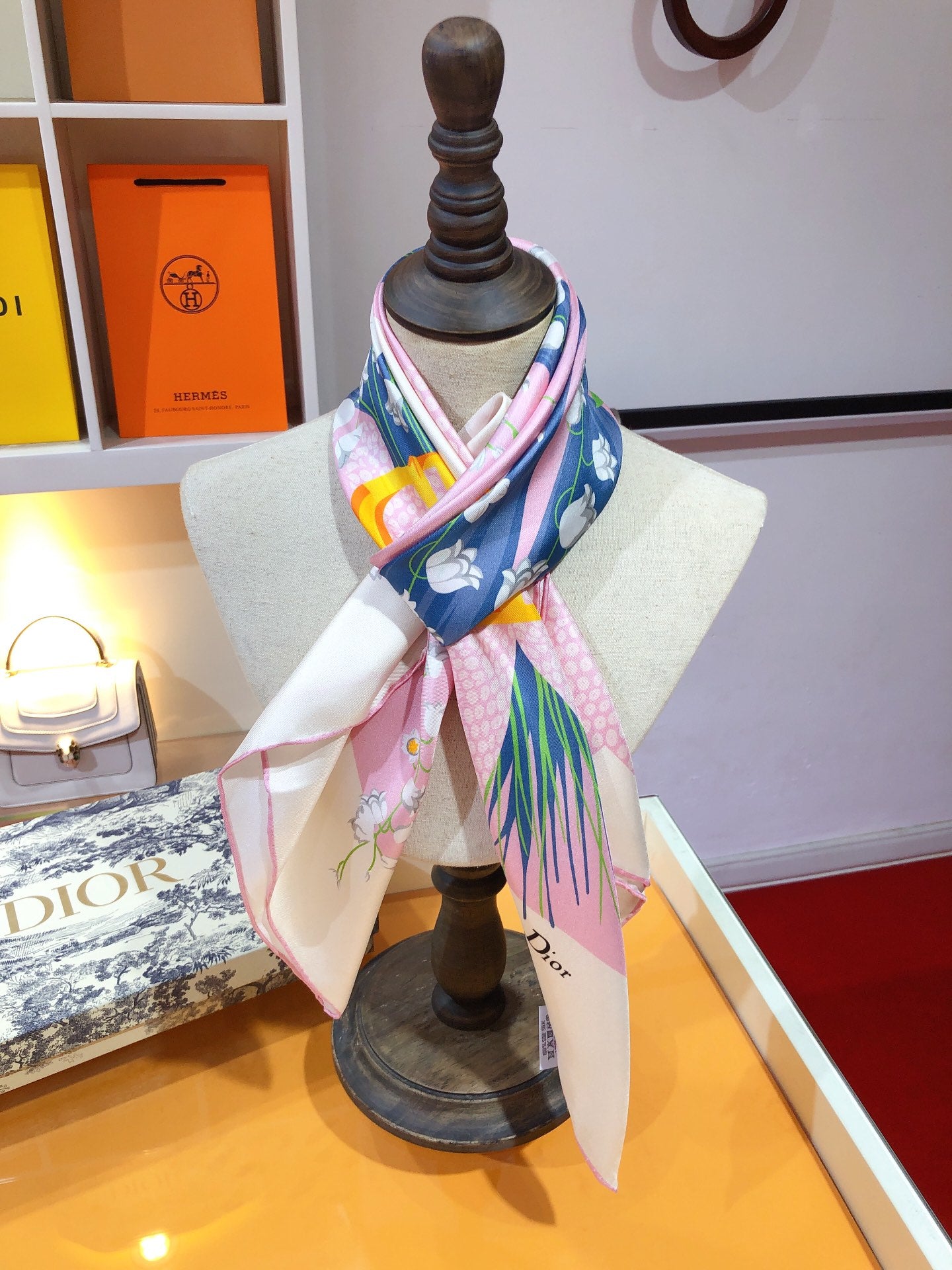 Effortless Style Boost: Multi-Way Fashion Silk Scarf for Daily & Special Occasions