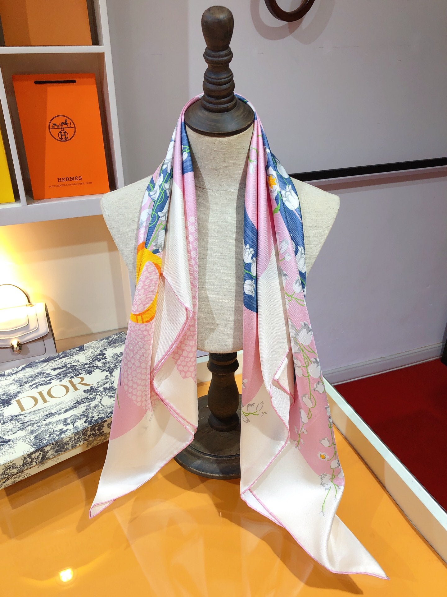 Effortless Style Boost: Multi-Way Fashion Silk Scarf for Daily & Special Occasions