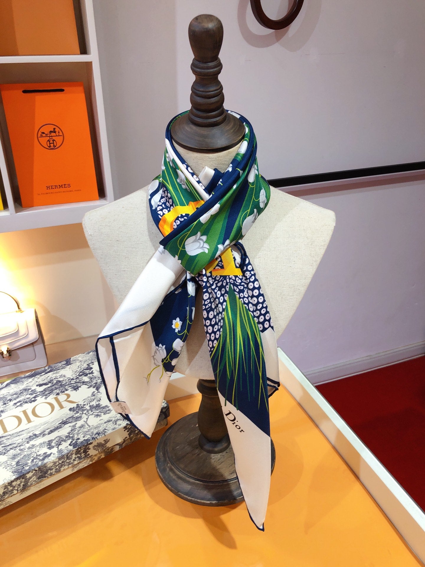 Effortless Style Boost: Multi-Way Fashion Silk Scarf for Daily & Special Occasions