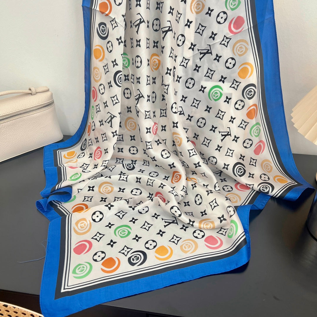 Effortless Chic: Multi-Way Fashion Silk Scarf – Your New Wardrobe Staple