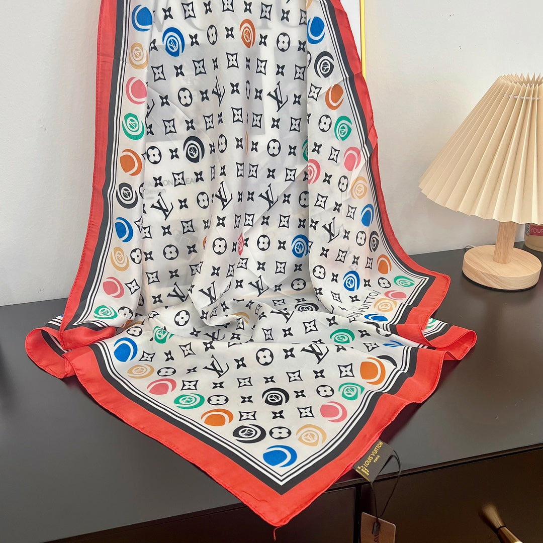 Effortless Chic: Multi-Way Fashion Silk Scarf – Your New Wardrobe Staple