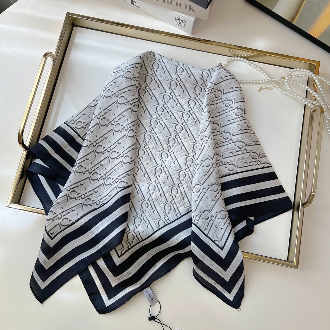One Scarf, Endless Looks: (All-Match) Silk Accessories for Every Day