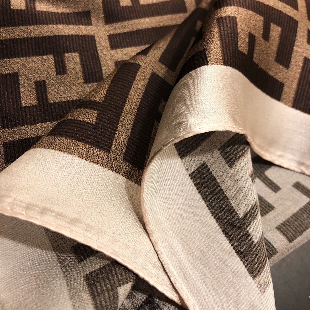 Vibrant Tones, Timeless Design: Trendy Silk Scarf That Blends with Any Wardrobe