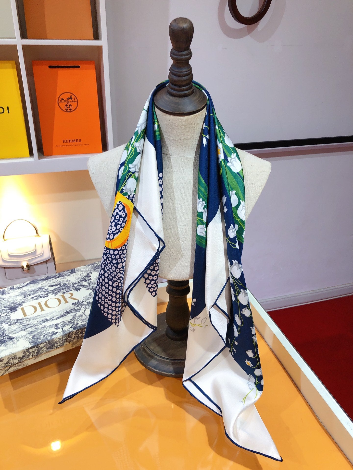 Effortless Style Boost: Multi-Way Fashion Silk Scarf for Daily & Special Occasions