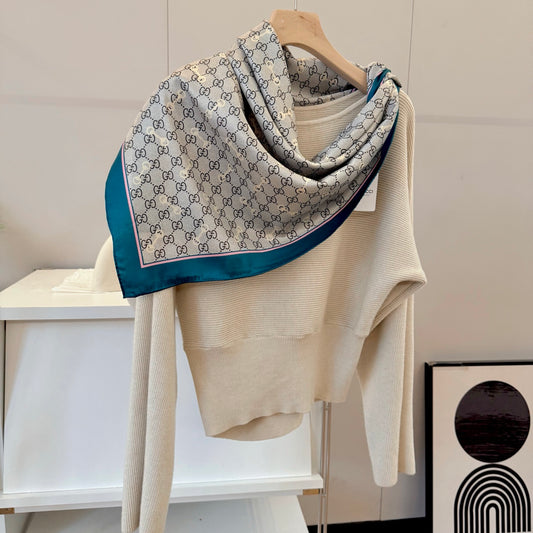 Classic Versatile Silk Scarf: Timeless Fashion for Every Wardrobe Essential